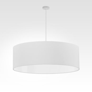 Pendelleuchte Lampenschirm weiß für Wohnzimmer Schlafzimmer Esszimmer LED dimmbar